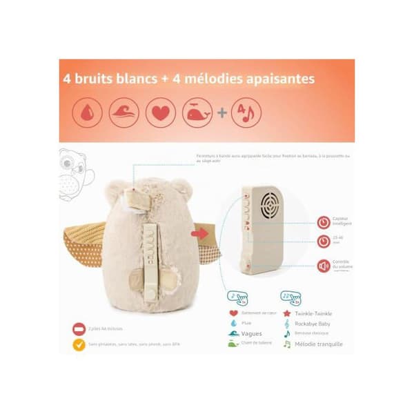 Babydoll Nattuggla-smart sensor Vit
