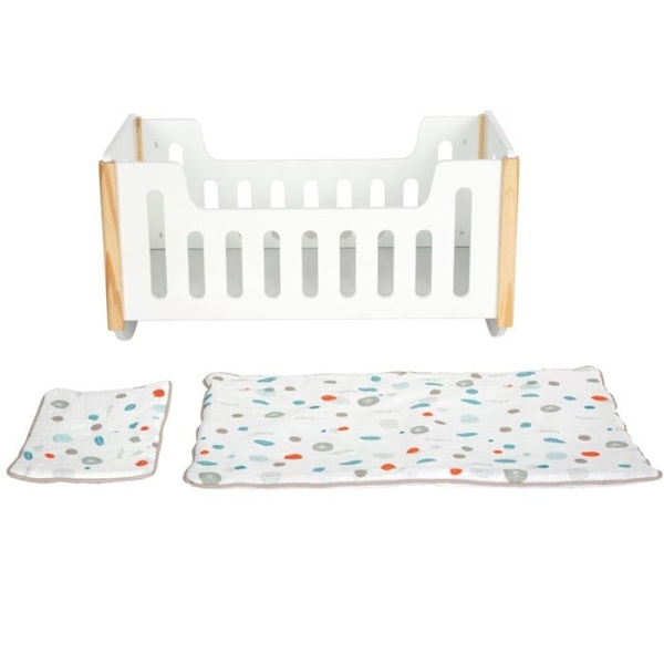 Small foot company - Vaggande docka Little Button - LEGLER Vit