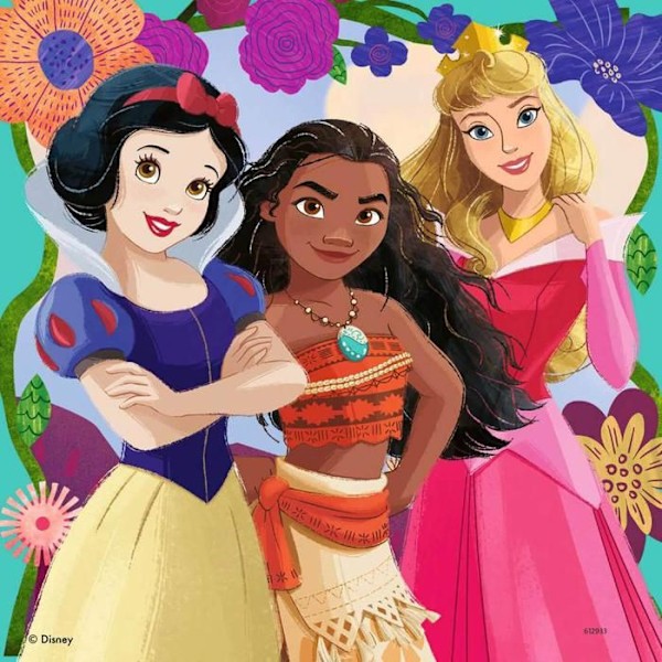 Pussel 3 x 49 bitar: Disney-prinsessor: Flickkraft!