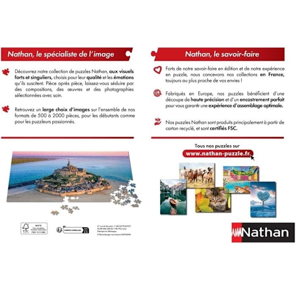 Nathan Die Pont du Gard - 1000 bitar Vit