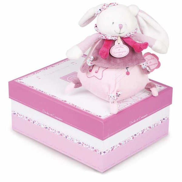 Kirsikkaksa musiikkilaatikko - DOUDOU ET COMPAGNIE - Vaaleanpunainen - Vauva - 0 kuukautta - Syntymä - Tyttö Rosa, lila och vit