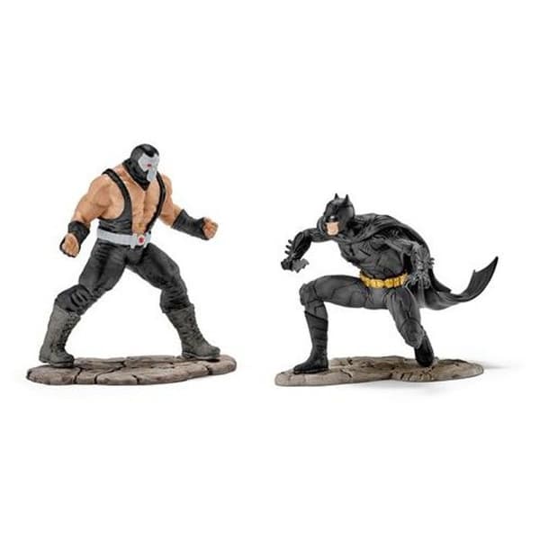 Schleich - Batman vs Bane Scenery Pack Figur Svart