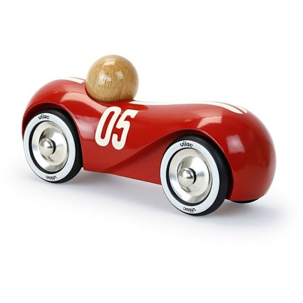 Vilac - Vintage punainen Streamline-auto Röd