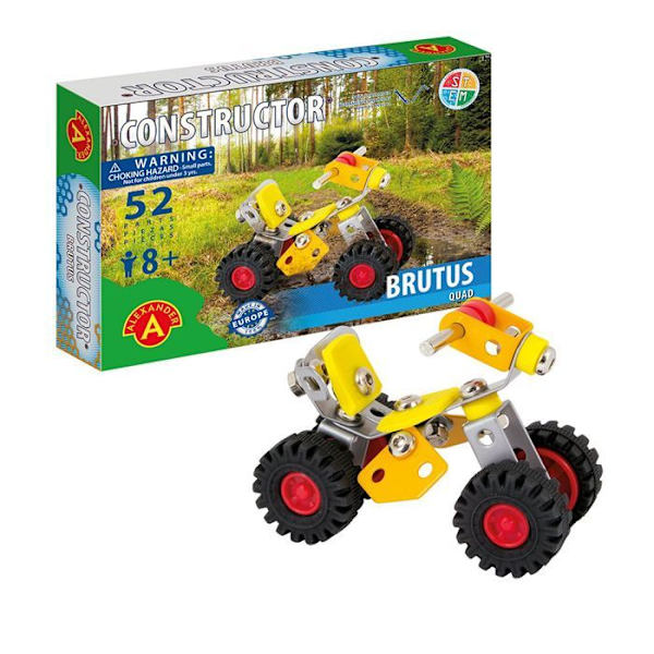 Alexander Toys - Konstruktör Brutus - Quad Gul