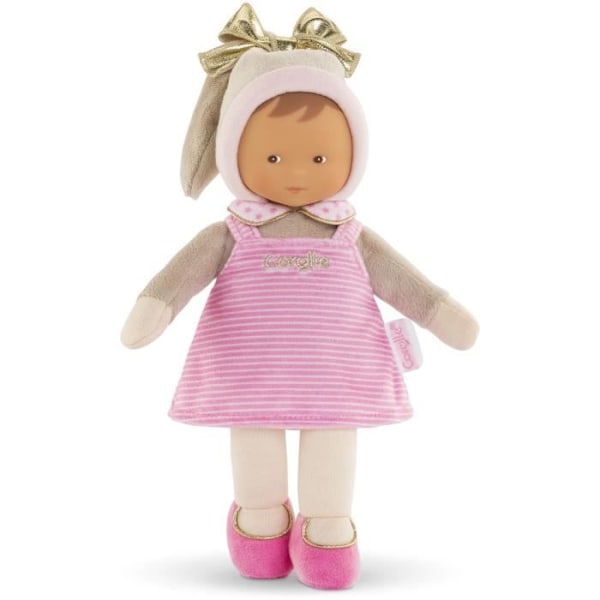 My Doudou COROLLE - Miss Rayée Rêves d'Etoiles - 25 cm - liten docka - vaniljdoft - från födseln randig