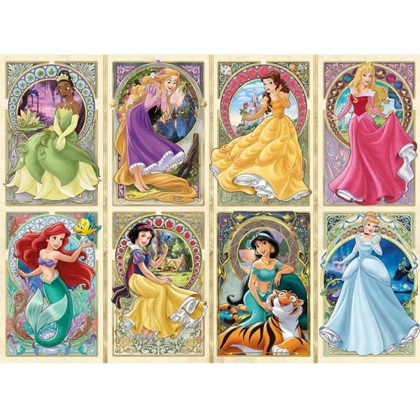 Ravensburger Disney Prinsesse - 1000 dele Svart
