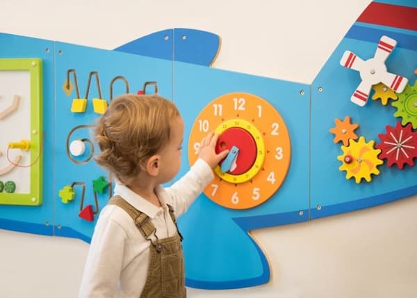 Viga Toys vægspil fly junior 180 cm træ blå 5 dele Blå