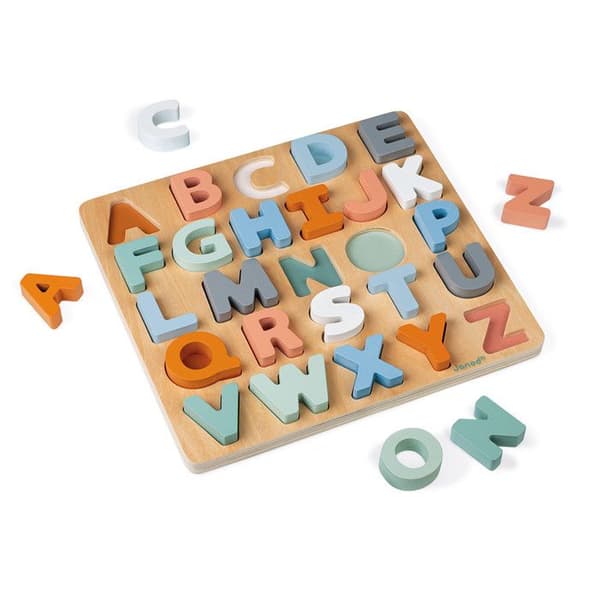 Puzzle Alphabet Søde Kokon Flerfärgad