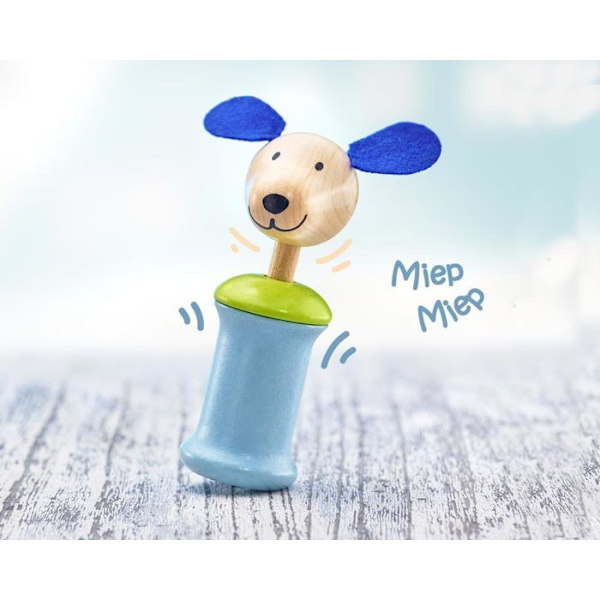 Gobelet - Selecta - Ringo - 12 cm - Puuta - Sininen/Vihreä/ Luonnollinen Blå grön