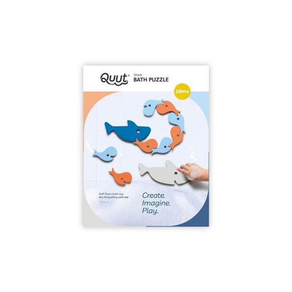 Kyläpuzzlet - QUUT - 171041 - 10 osaa - Pehmeä vaahto - Yhteensopiva Blå