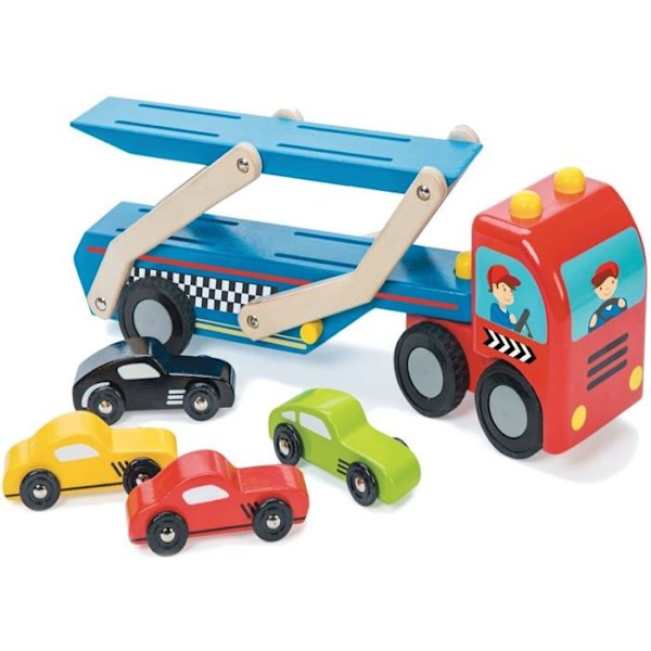 Le Toy Van - Kilpa-auton kuljetusauto - JH PRODUCTS Blå