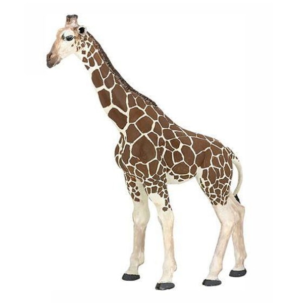 PAPO girafffigur - modell 50096 - Leksak för pojkar från 3 år och uppåt - inomhus Brunt, vitt och svart