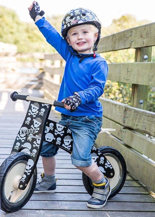 Kiddimoto - Skullz Handsker SMALL Svart