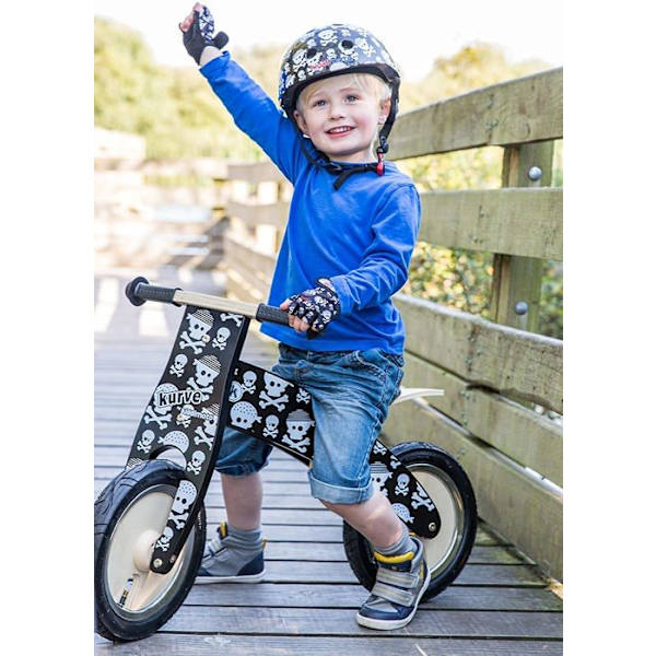 Kiddimoto - Skullz hanskat Pieni Svart