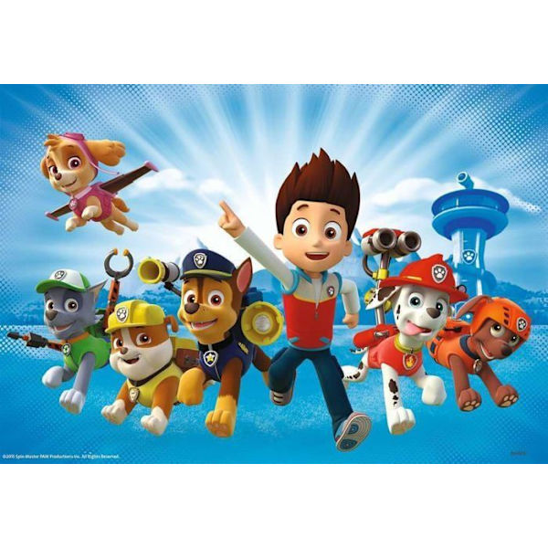 Paw Patrol Pussel 2x12 bitar - Ravensburger - För barn från 3 år och uppåt Flerfärgad