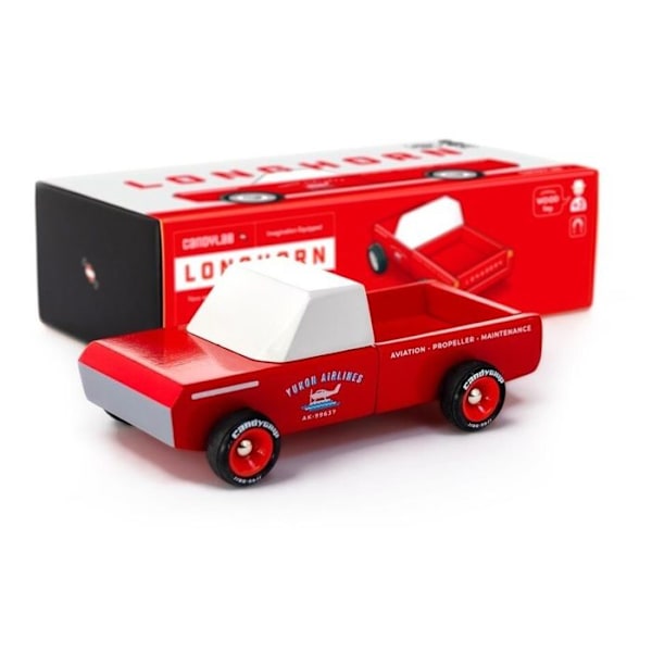 Candylab Toys - Pick-up Longhorn Red - DAM Röd