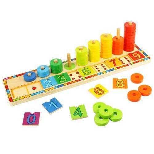 Trælegetøj - Stabletæller - Fra 2 år - Baby