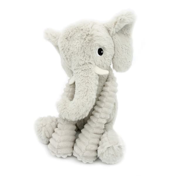 Plysch - LES DÉGLINGOS - Dimoitou (mamma elefant) - Grå - 35 cm - Gömda bebisen Grå
