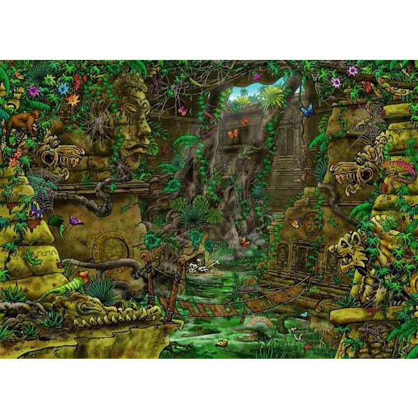 Escape Puzzle - RAVENSBURGER - Ankor Wat Temple - 759 bitar - Fantasy Tema - Vuxen Flerfärgad