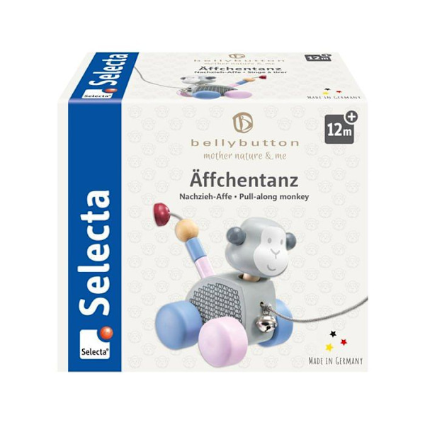 Selecta - Dragande apa - SCHMIDT Grå