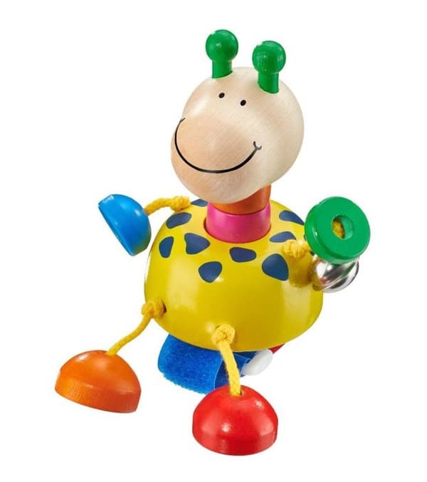 Trælegetøj til Giraffe junior buggy 11 cm - Selecta Spielzeug