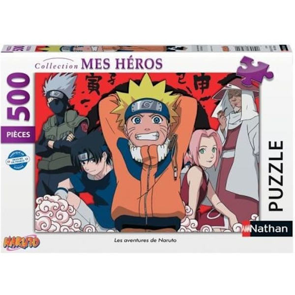 500 palan pikkaruudukkoa - Nathan - Naruto-seikkailut - Animaatiot ja sarjakuvat Blå