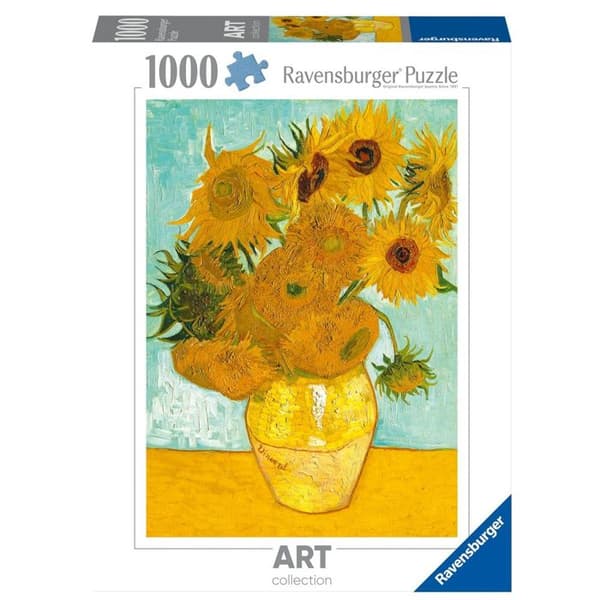 Palapeli 1000 kappaletta - Auringonkukat Vincent Van Gogh Vit