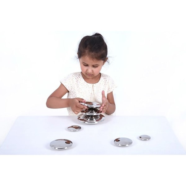 SET MED 7 REFLEKANDE KNAPPAR - BABYLEKSAKER - TICKIT 72217 IN A