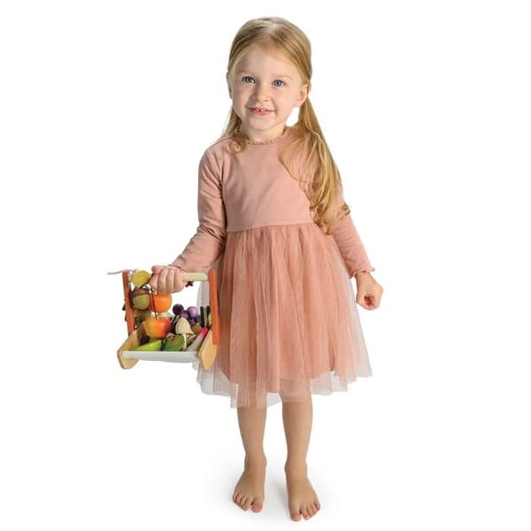 Imitationslegetøj - TENDER LEAF TOYS - Vildt samlekurv - Træ - 27 dele - 3-8 år Beige