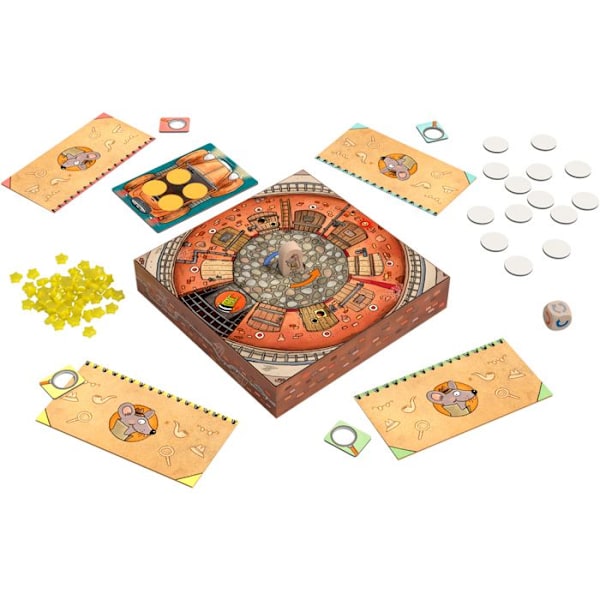 HABA - Commissioner Mouse - Memory Game - Detektivspel - Solo eller Team - Ages 5 and Up, 306114