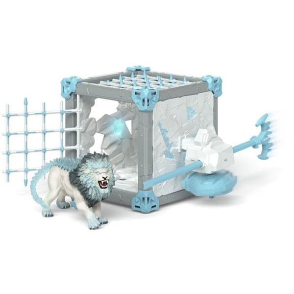 Figuriini BattleCave Jääleijona, Schleich 42766 Eldrador Creatures
