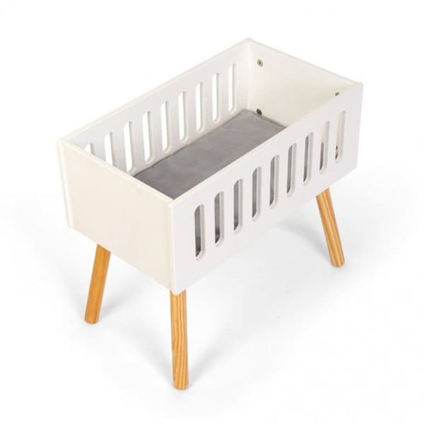 Elegant design træ dukke vugge luksusudgave
