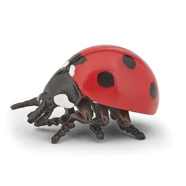 Mariehøne figurine Enfärgad