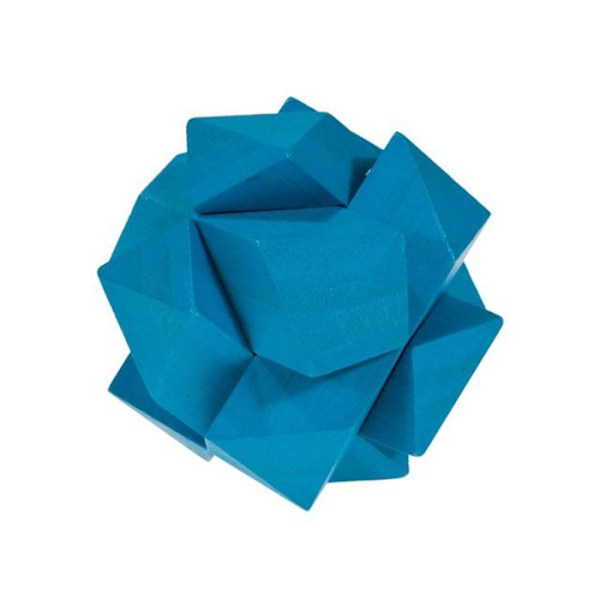 3D bambu pussel - Blue Angular Knot - För barn och vuxna - Blandat - Från 9 år Blå