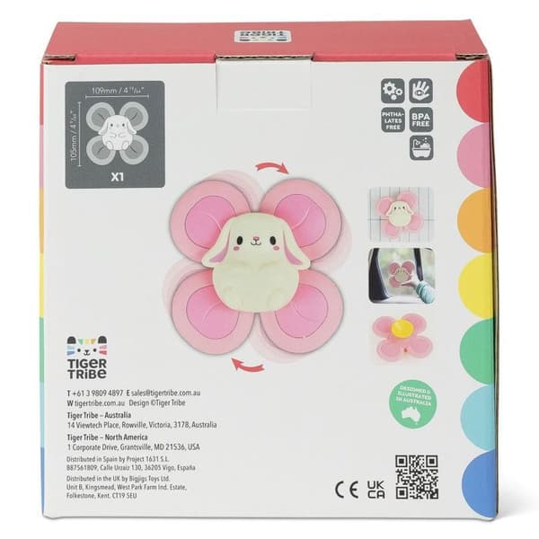 Sensorisk spinner - Bjørn - TIGER TRIBE - TT1-1041 - Gul - Plastik Ros