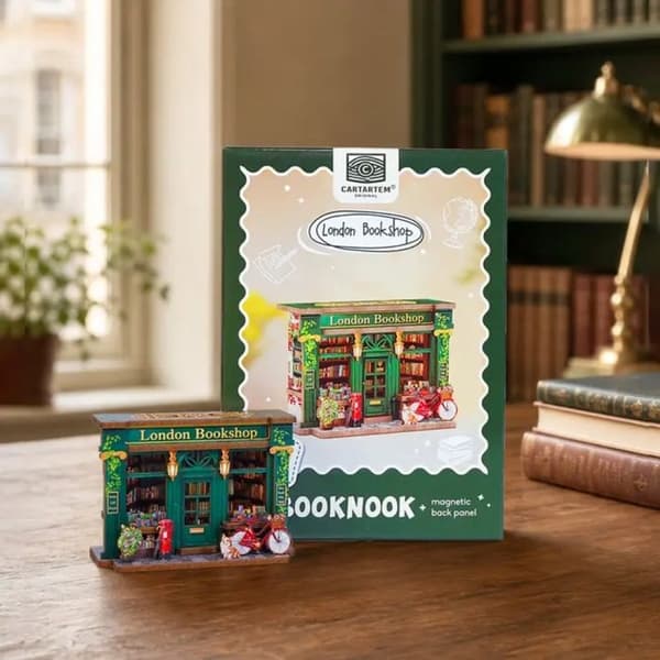 Cartartem - Mini Bogkrog Londons Boghandel - CENGO Grön