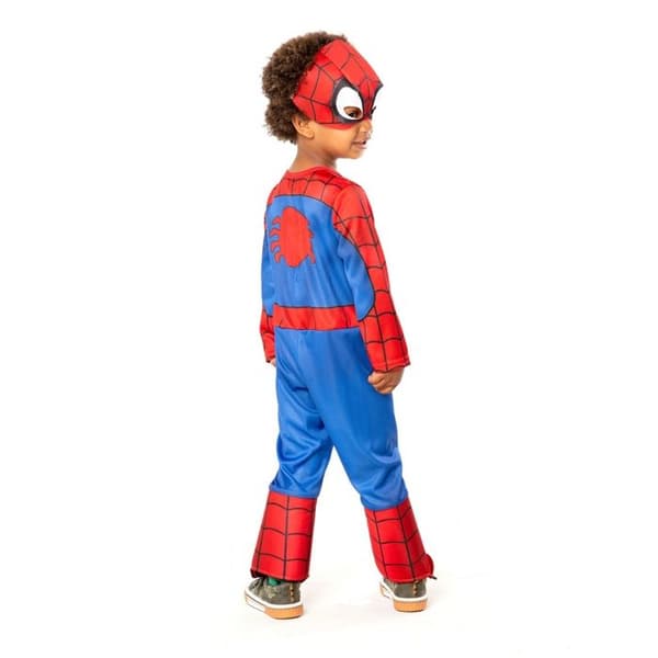 Barnkostym - RUBIES - Klassisk Spidey för barn - Blå - 3 år - Under Marvel-licens Blå 2-3 år