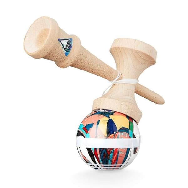 Udendørs leg - KROM - Kendama Noia 4 - Gul - Barn - Multifarvet Multifarvet