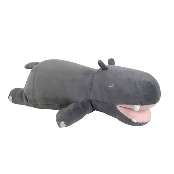 Plyslegetøj - NEMU NEMU - J60 37 - Grå - Størrelse L 48 cm - Polyester Grå