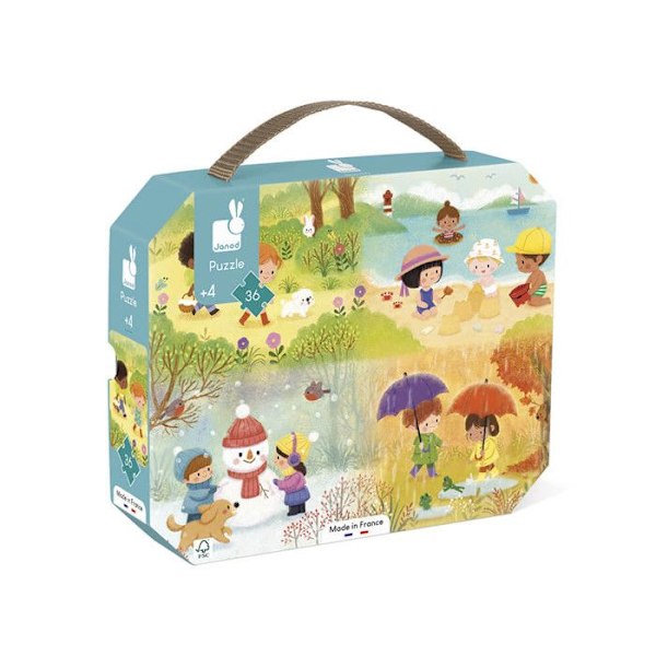 Puzzle Les Saisons 36 Palaa Flerfärgad