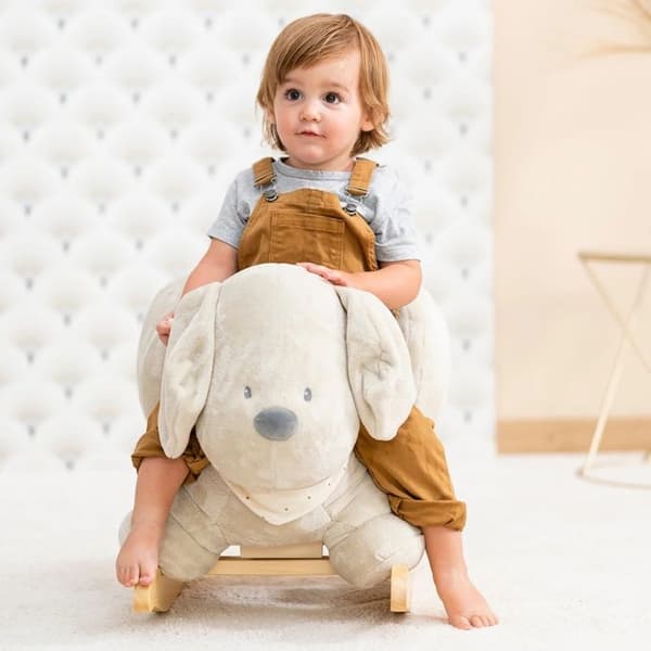 Nattou - Bascule Charlie vaniljehunden Beige