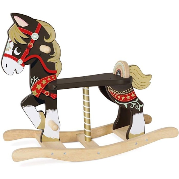 The Toy Van - Fairground Rocking Horse - JH PRODUKTER Svart