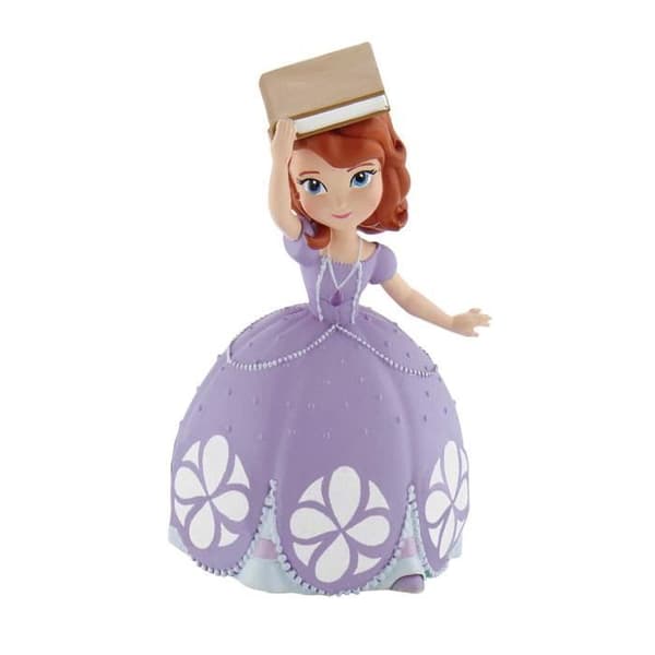 Figurine Sofia Bog - Prinsesse Sofia Disney - 7 cm - BULLY Lila och flerfärgad