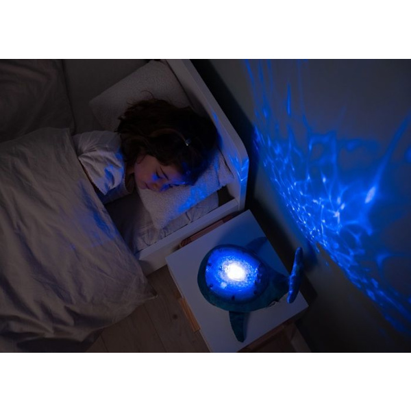 Cloud b - Uppladdningsbart Blue Tranquil Whale Night Light - BTL DIFFUSION Blå