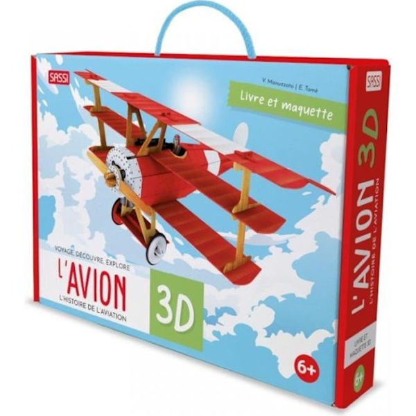 Sassi Junior - Bygg 3D-planet Röd