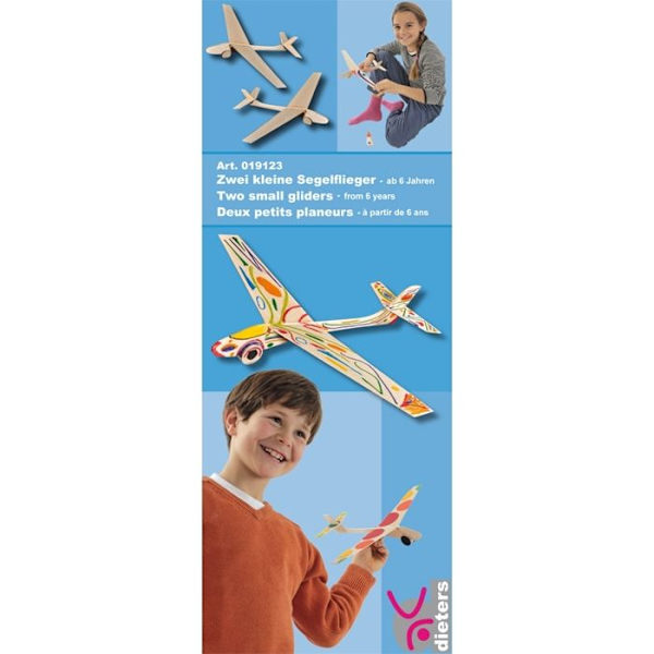 Dieters Holzspielzeug - Balsa segelflygplan - FAGUS Beige