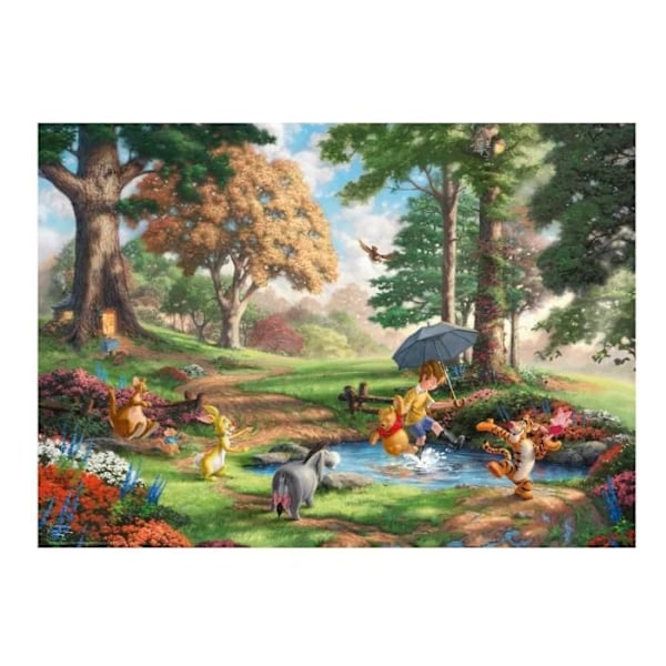 PUZZEL 1000 BITAR DISNEY: WINNIE L'OURSON Flerfärgad
