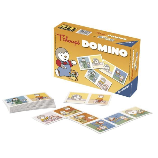 Domino - Ravensburger - T'Choupi - Bilder från vardagen - Blandat - Från 2 år Flerfärgad