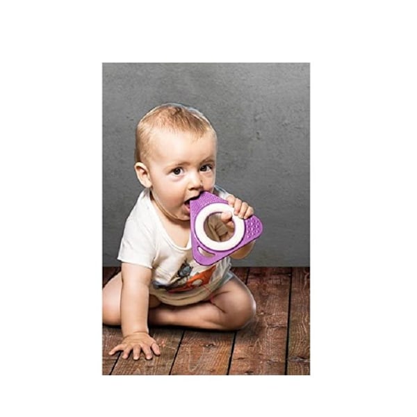 Little Big Things - Hochet Triangle Tri0+ lila - ELEMENTS FOR KIDS GMBH Rosa