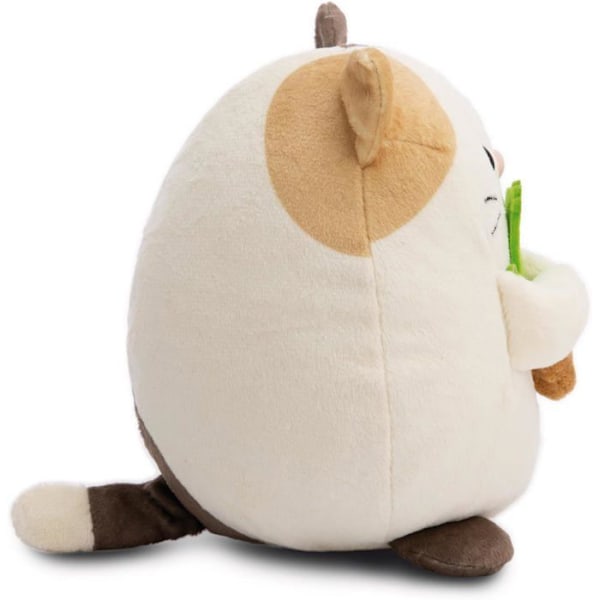 Angy cat 16 cm med kaktus - Super Mochi Collection Beige